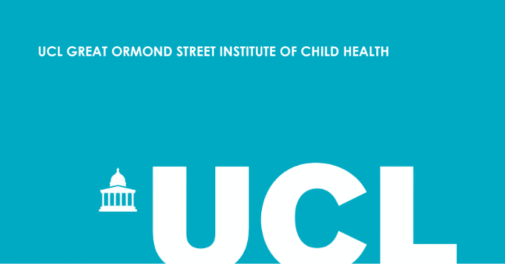 UCL logo Institute of Child Health - Joseph's Goal Research Update