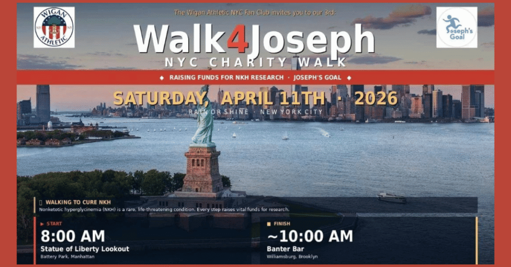 Walk4Joseph - Josephs Goal New York to Boston to Wigan